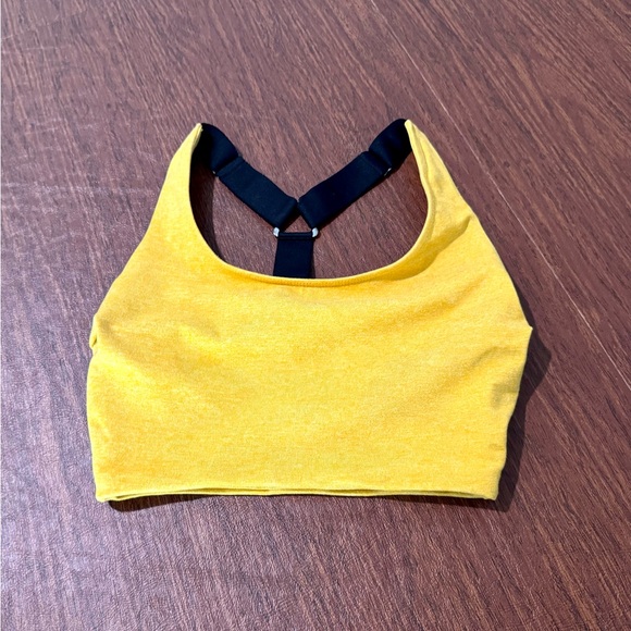 Bombshell Sportswear Yellow Sports Bra - Picture 2 of 6